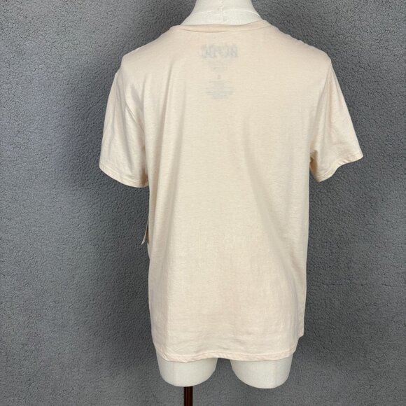 Love Tribe Juniors' Women's AC/DC Highway to Hell Cotton Tee Beige Small NWOT's - Picture 5 of 7